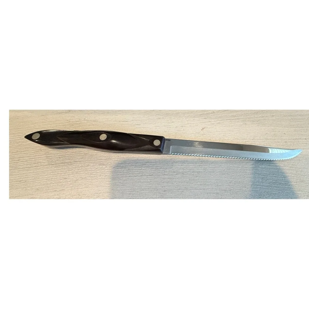 Cutco 1729 KL Steak‎ Knife Serrated Edge Black Handle USA Made